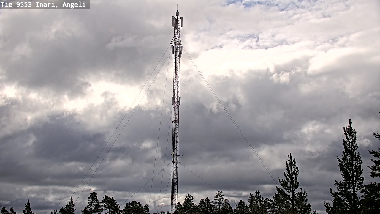Weather Camera Image Road 9553 Inari, Angeli, Lintupuolivaara, Inari, Lappi