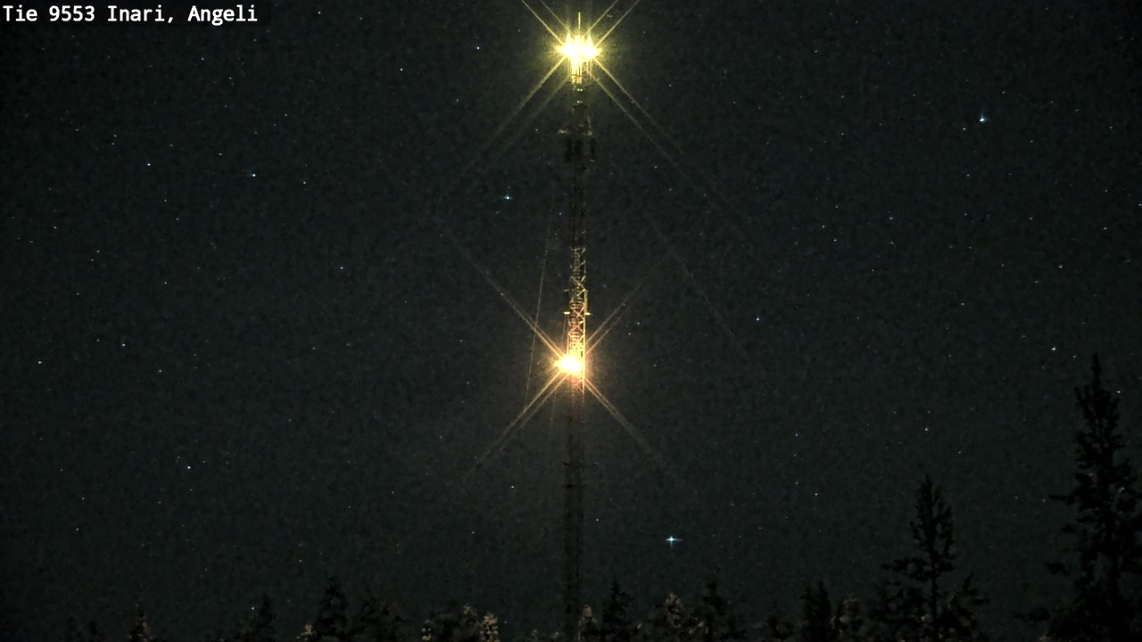 Weather Camera Image Road 9553 Inari, Angeli, Lintupuolivaara, Inari, Lappi