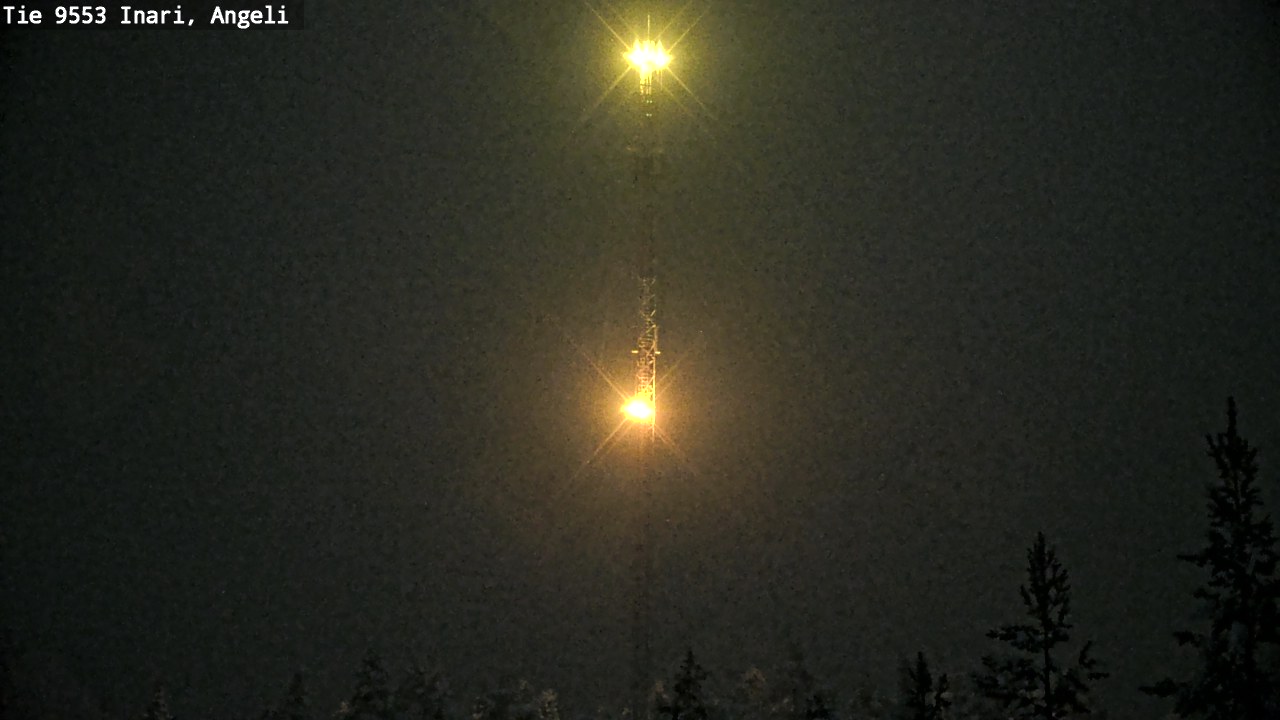 Weather Camera Image Väg 9553 Inari, Angeli, Lintupuolivaara, Inari, Lappi
