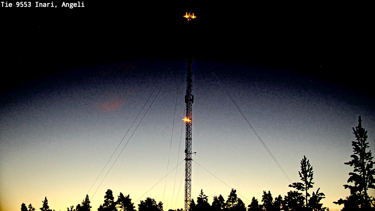 Weather Camera Image Road 9553 Inari, Angeli, Lintupuolivaara, Inari, Lappi