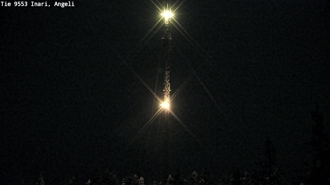 Weather Camera Image Väg 9553 Inari, Angeli, Lintupuolivaara, Inari, Lappi