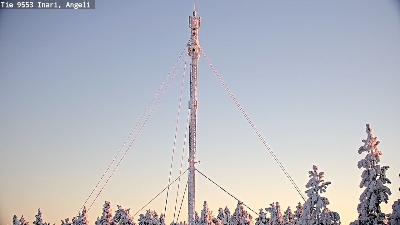 Weather Camera Image Road 9553 Inari, Angeli, Lintupuolivaara, Inari, Lappi