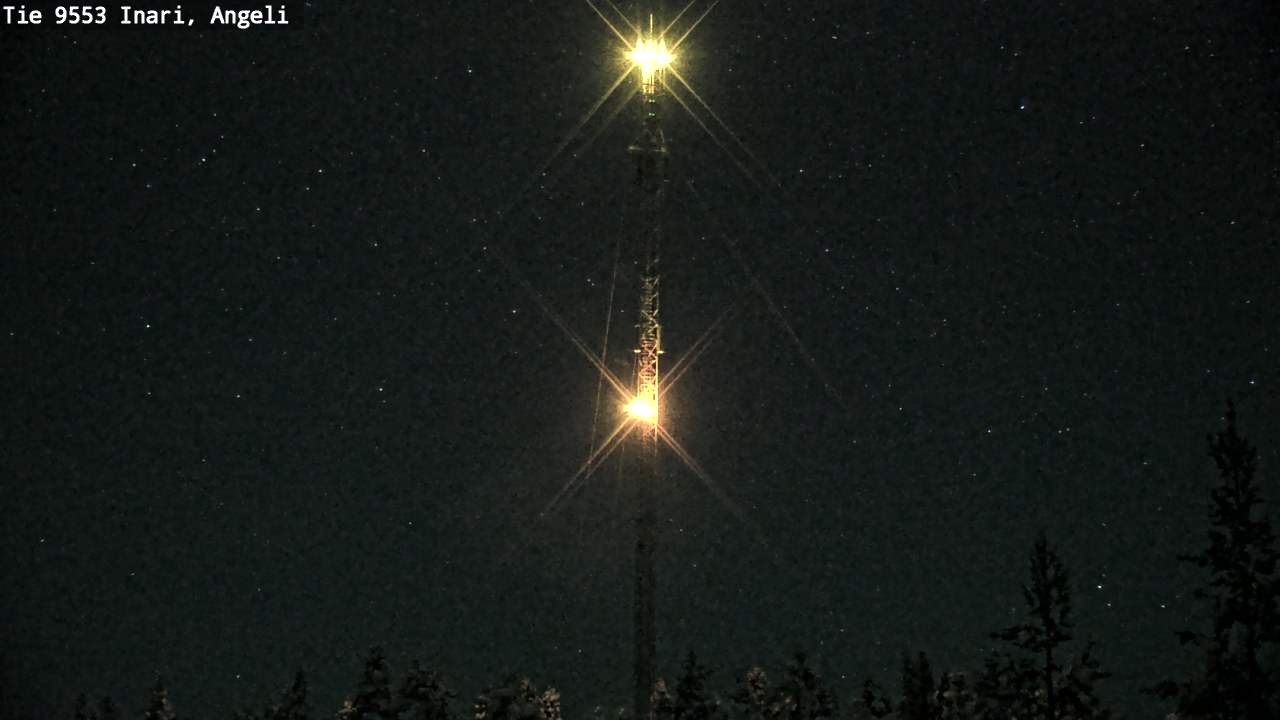 Weather Camera Image Väg 9553 Inari, Angeli, Lintupuolivaara, Inari, Lappi