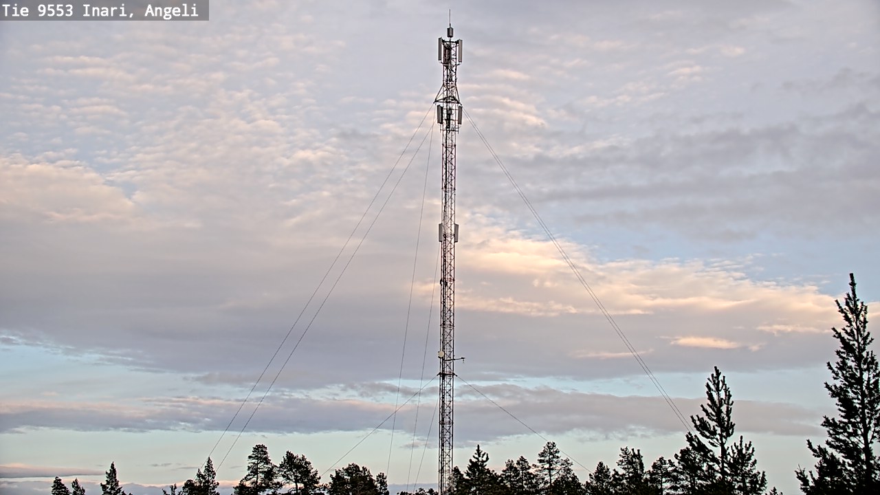 Weather Camera Image Road 9553 Inari, Angeli, Lintupuolivaara, Inari, Lappi