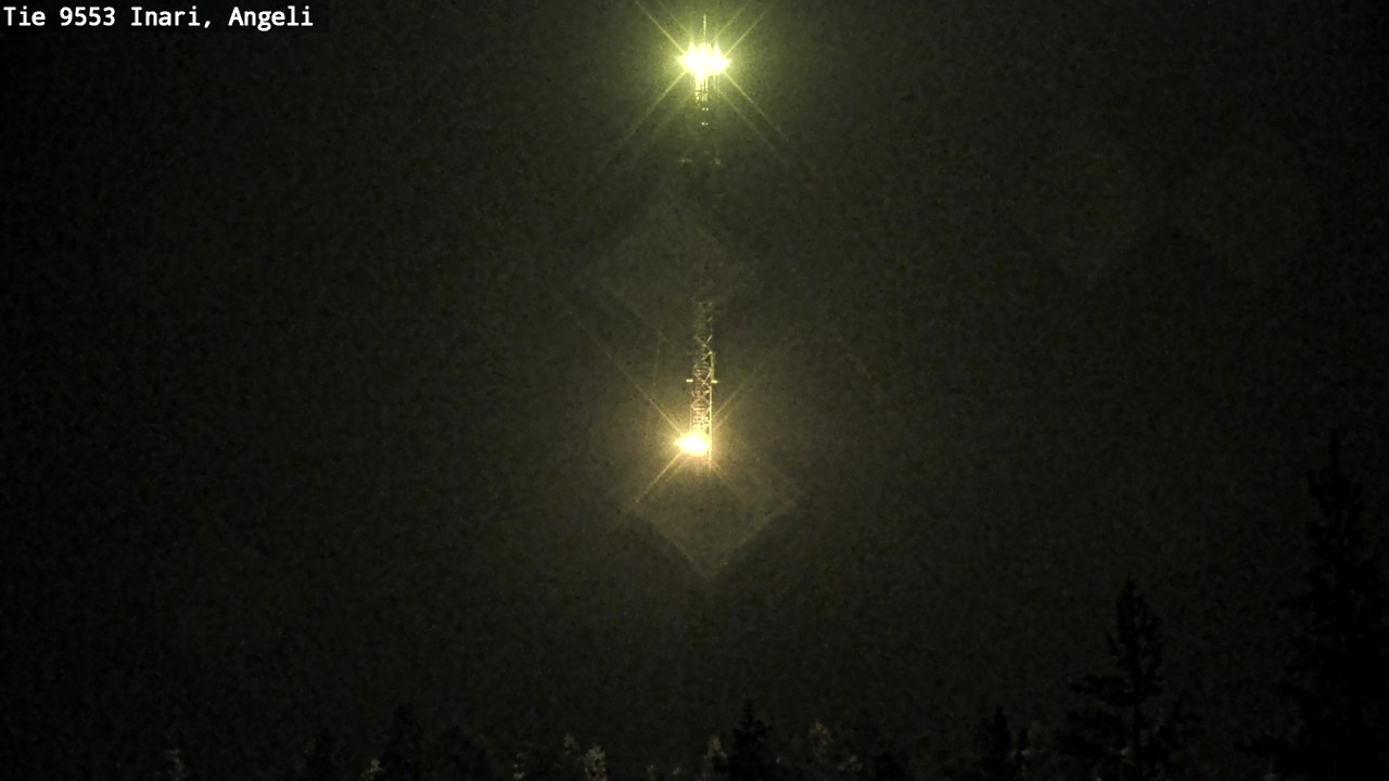 Weather Camera Image Väg 9553 Inari, Angeli, Lintupuolivaara, Inari, Lappi