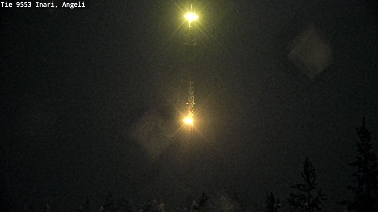 Weather Camera Image Väg 9553 Inari, Angeli, Lintupuolivaara, Inari, Lappi