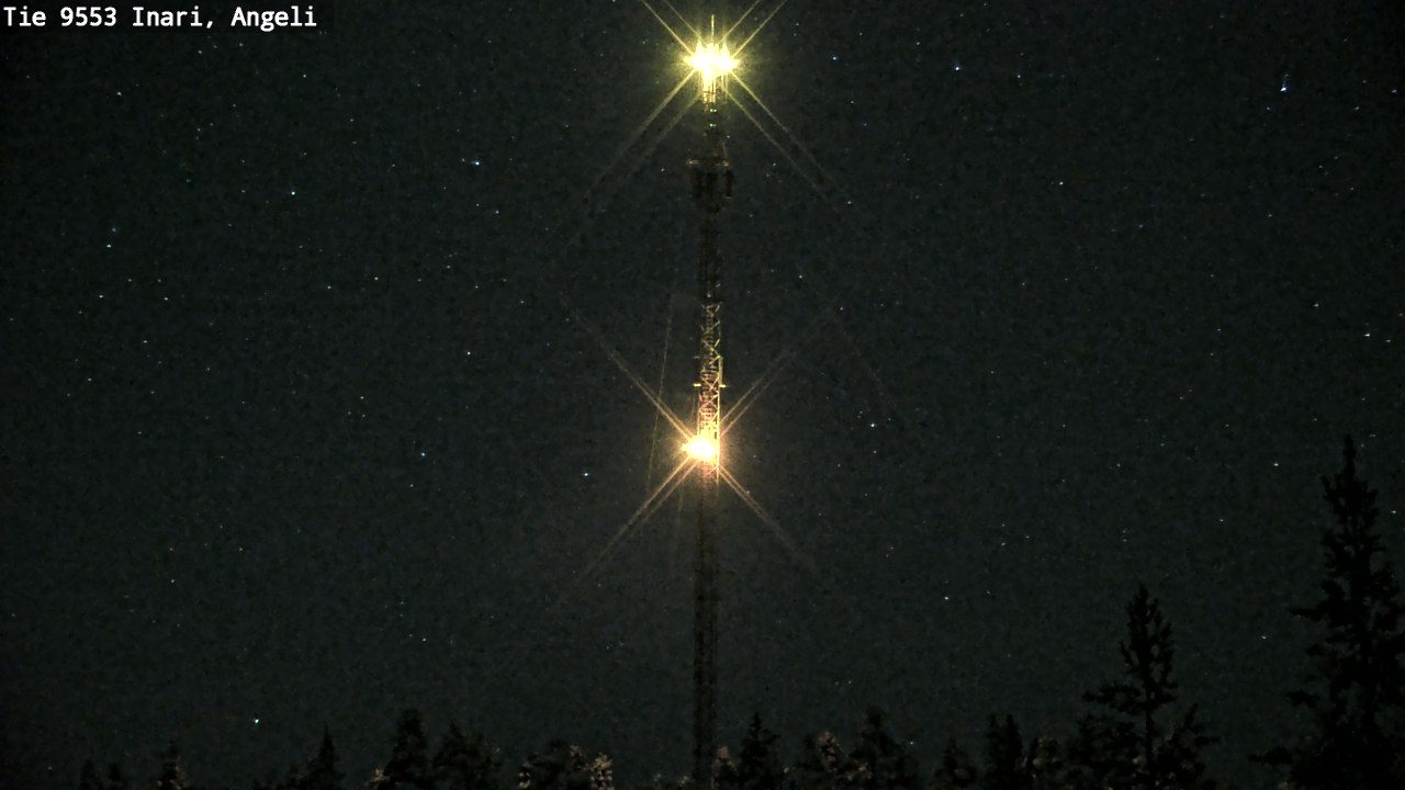 Weather Camera Image Road 9553 Inari, Angeli, Lintupuolivaara, Inari, Lappi