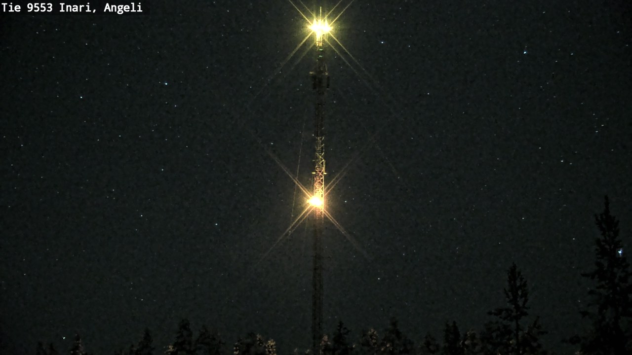 Weather Camera Image Road 9553 Inari, Angeli, Lintupuolivaara, Inari, Lappi