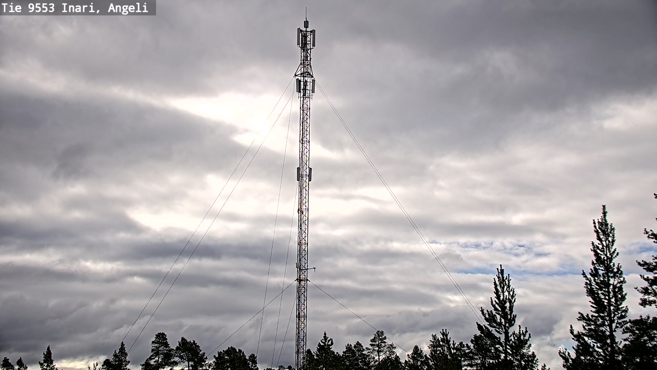 Weather Camera Image Road 9553 Inari, Angeli, Lintupuolivaara, Inari, Lappi