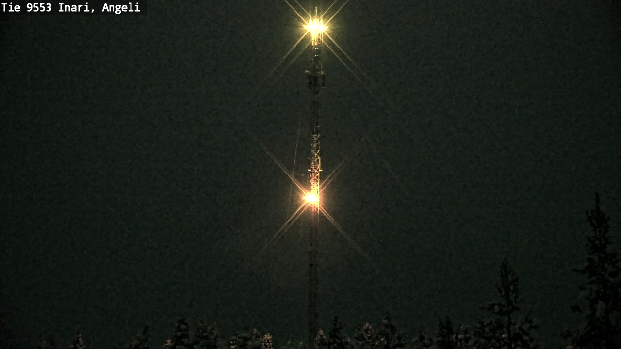 Weather Camera Image Väg 9553 Inari, Angeli, Lintupuolivaara, Inari, Lappi