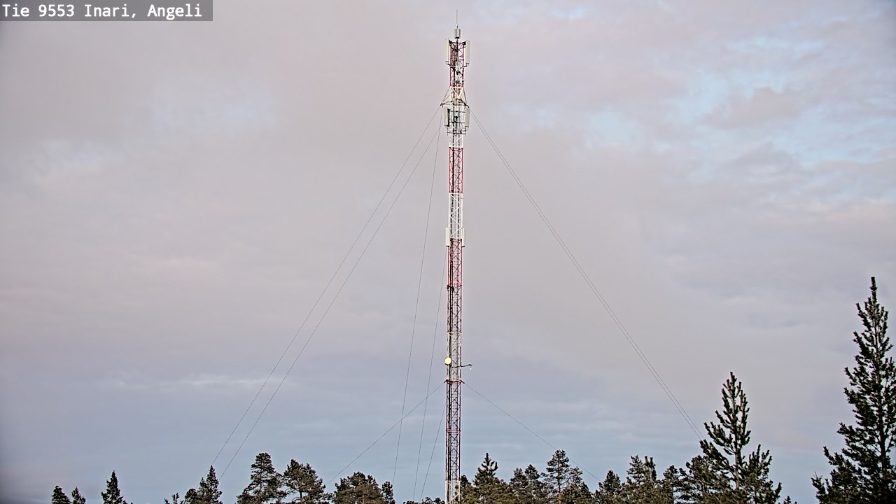 Weather Camera Image Road 9553 Inari, Angeli, Lintupuolivaara, Inari, Lappi