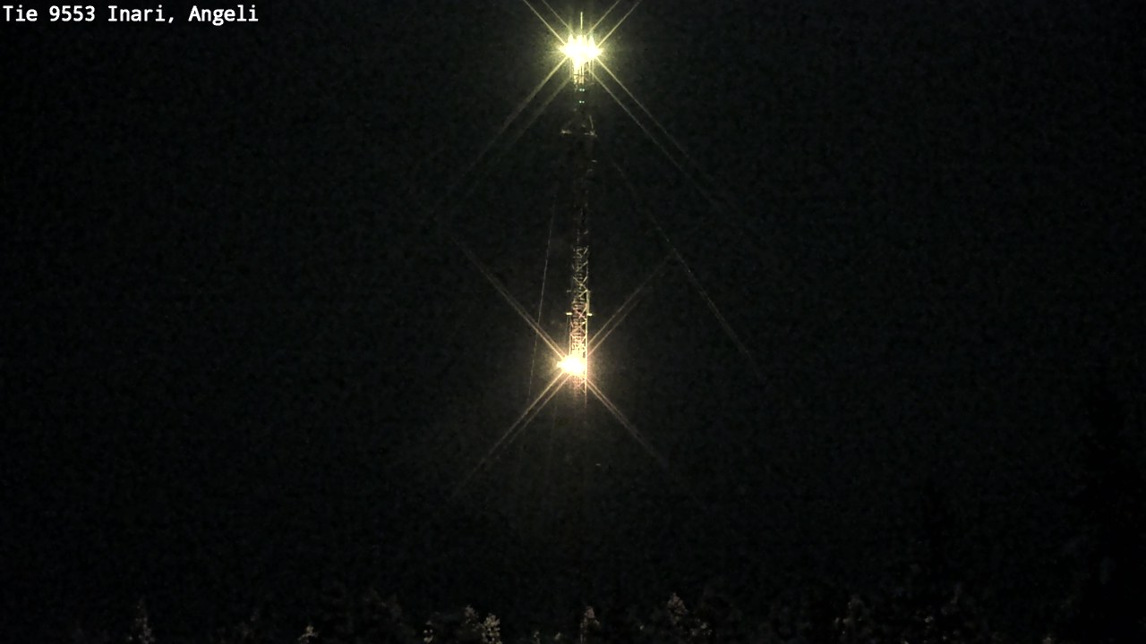 Weather Camera Image Väg 9553 Inari, Angeli, Lintupuolivaara, Inari, Lappi