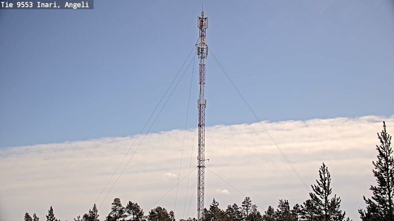 Weather Camera Image Road 9553 Inari, Angeli, Lintupuolivaara, Inari, Lappi