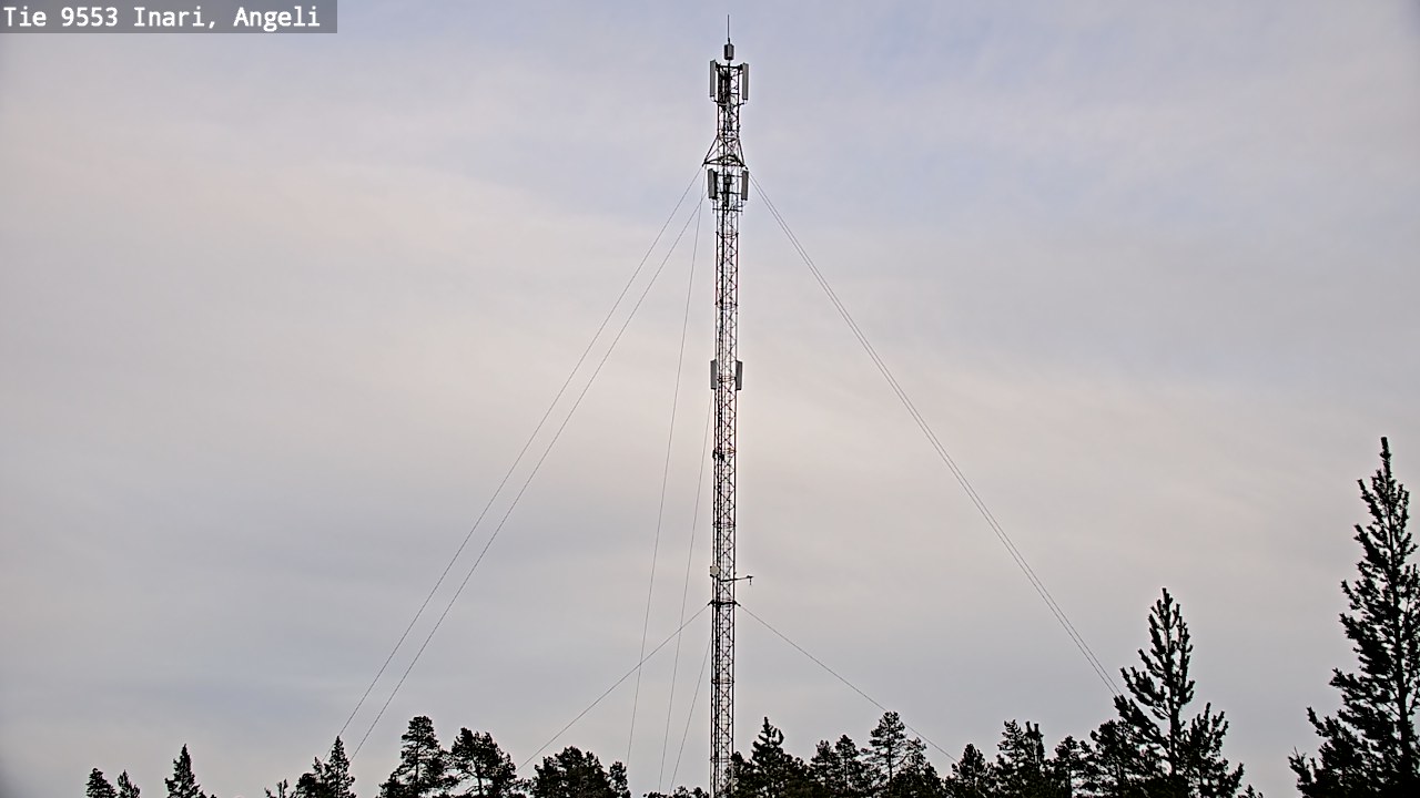 Weather Camera Image Road 9553 Inari, Angeli, Lintupuolivaara, Inari, Lappi