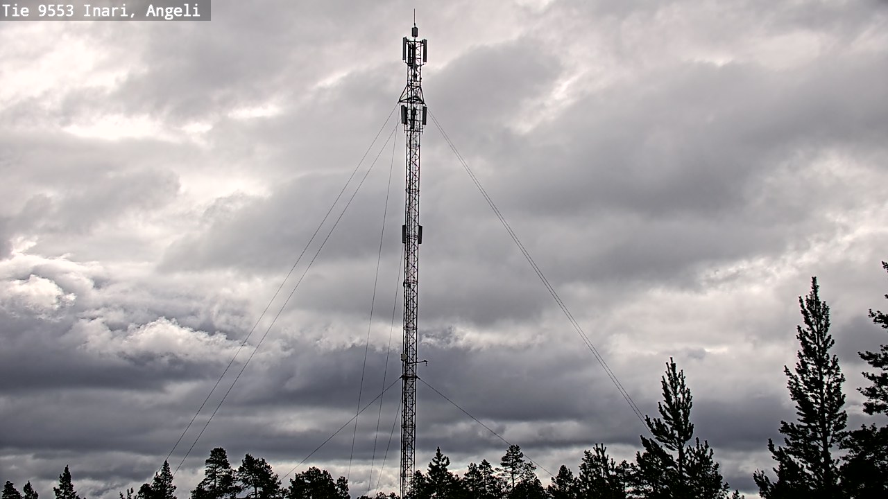 Weather Camera Image Road 9553 Inari, Angeli, Lintupuolivaara, Inari, Lappi