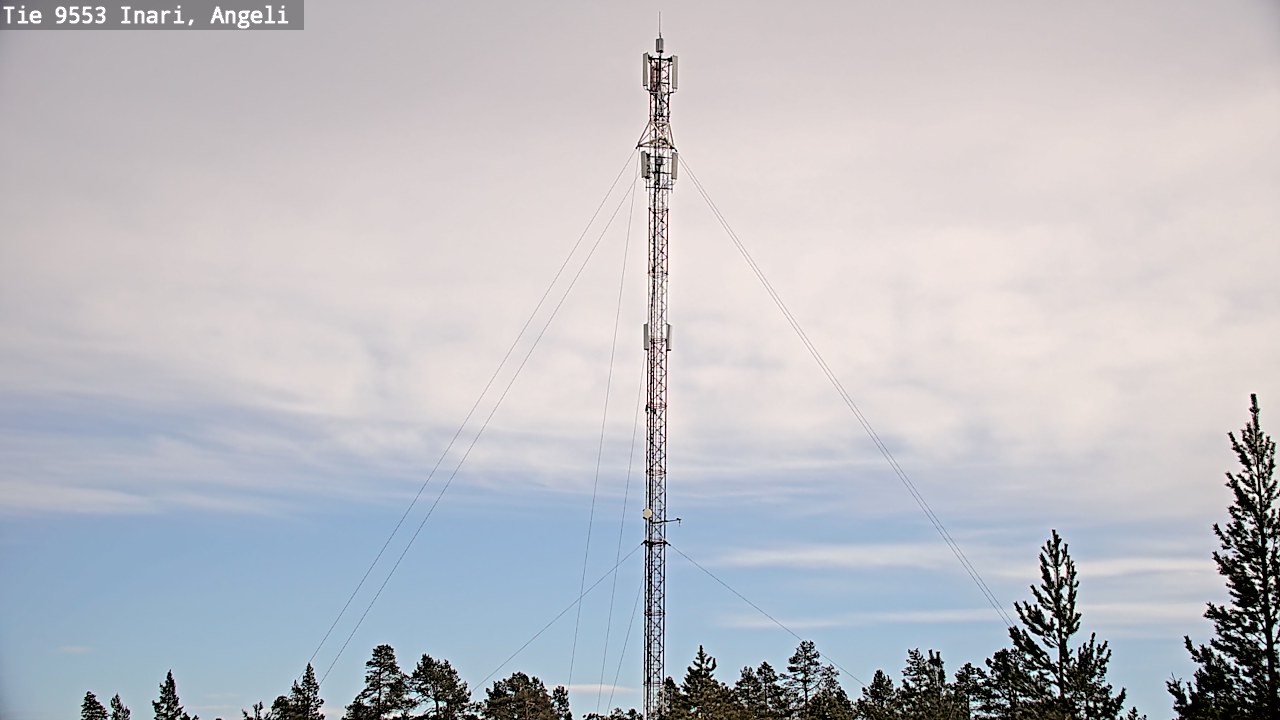 Weather Camera Image Road 9553 Inari, Angeli, Lintupuolivaara, Inari, Lappi