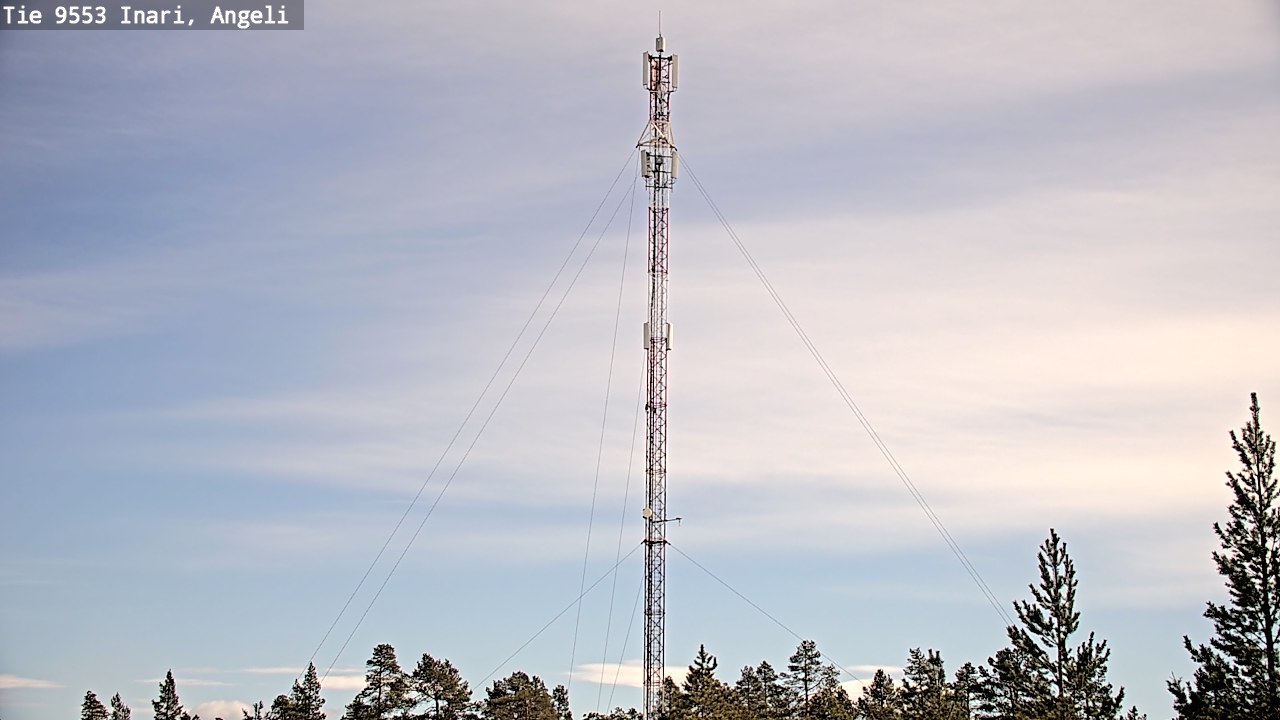 Weather Camera Image Road 9553 Inari, Angeli, Lintupuolivaara, Inari, Lappi