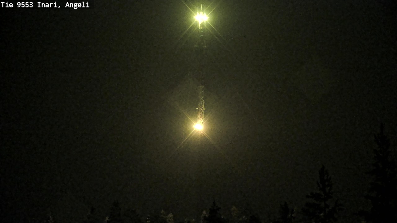 Weather Camera Image Väg 9553 Inari, Angeli, Lintupuolivaara, Inari, Lappi