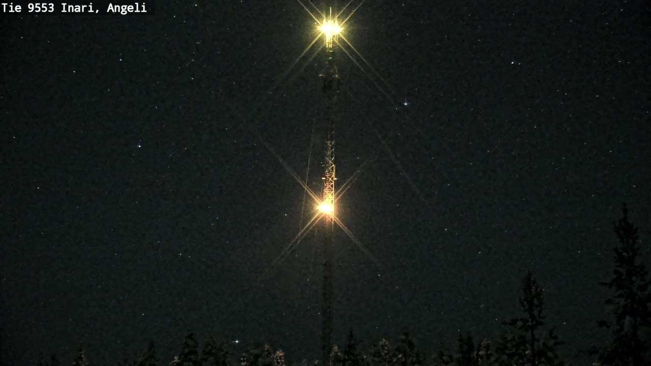 Weather Camera Image Väg 9553 Inari, Angeli, Lintupuolivaara, Inari, Lappi