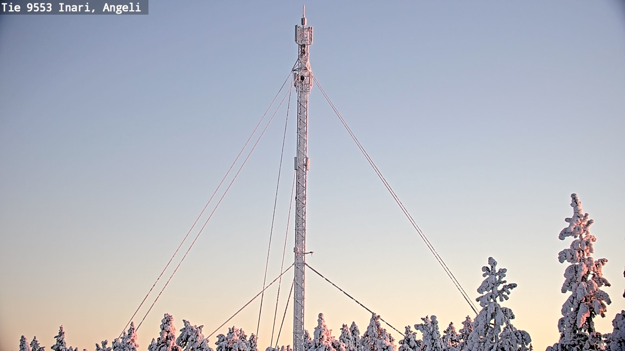 Weather Camera Image Road 9553 Inari, Angeli, Lintupuolivaara, Inari, Lappi