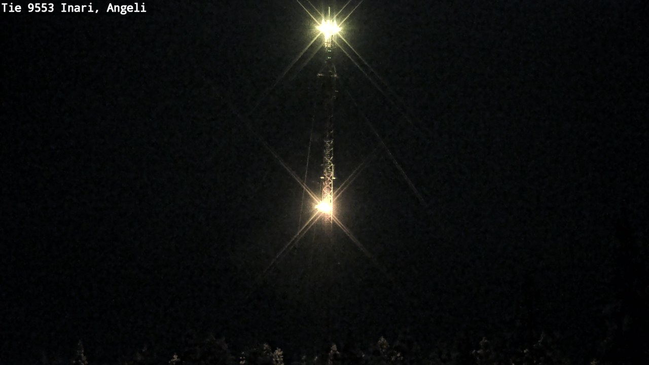 Weather Camera Image Väg 9553 Inari, Angeli, Lintupuolivaara, Inari, Lappi