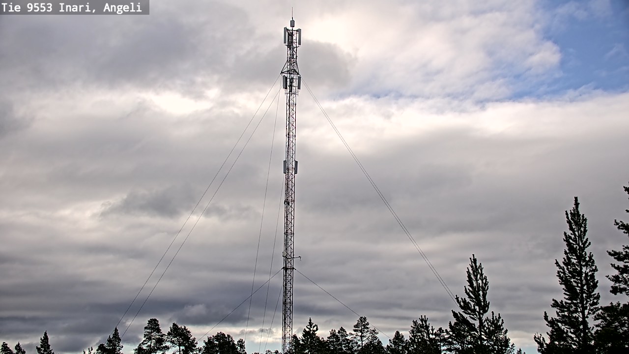 Weather Camera Image Road 9553 Inari, Angeli, Lintupuolivaara, Inari, Lappi