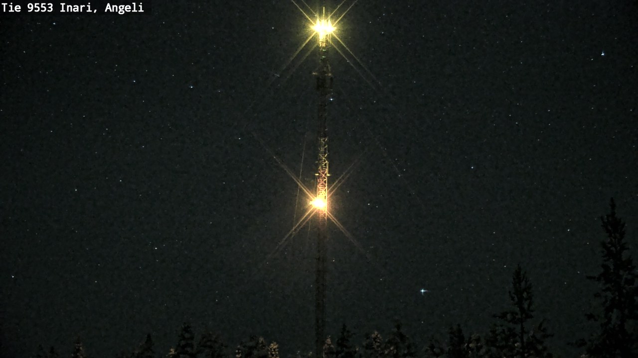 Weather Camera Image Road 9553 Inari, Angeli, Lintupuolivaara, Inari, Lappi