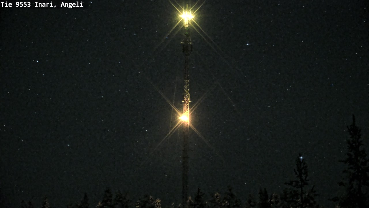 Weather Camera Image Road 9553 Inari, Angeli, Lintupuolivaara, Inari, Lappi