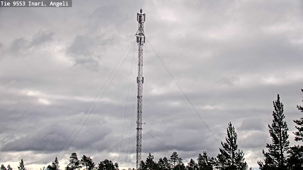 Weather Camera Image Road 9553 Inari, Angeli, Lintupuolivaara, Inari, Lappi