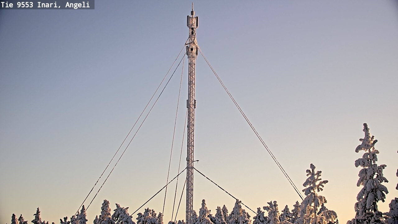 Weather Camera Image Road 9553 Inari, Angeli, Lintupuolivaara, Inari, Lappi