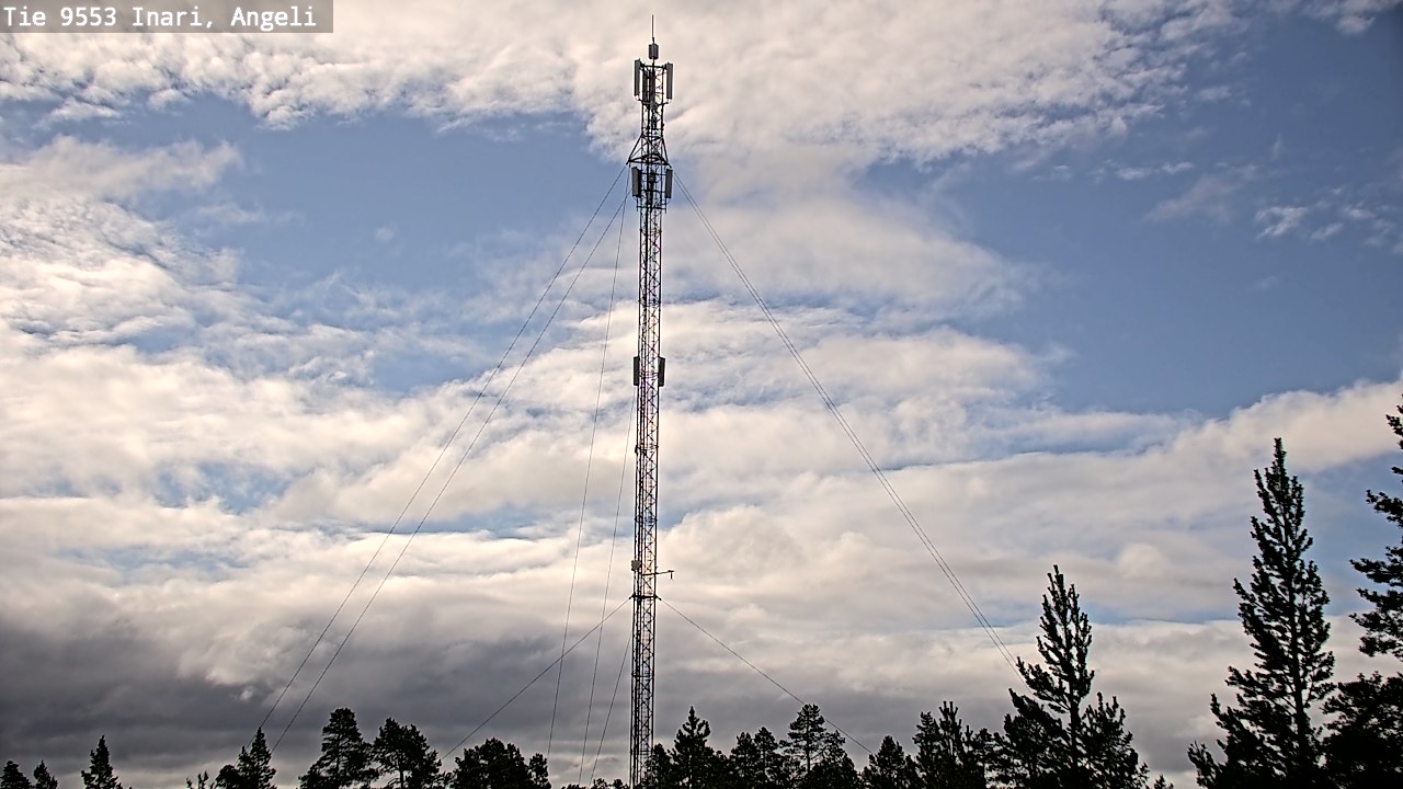 Weather Camera Image Road 9553 Inari, Angeli, Lintupuolivaara, Inari, Lappi