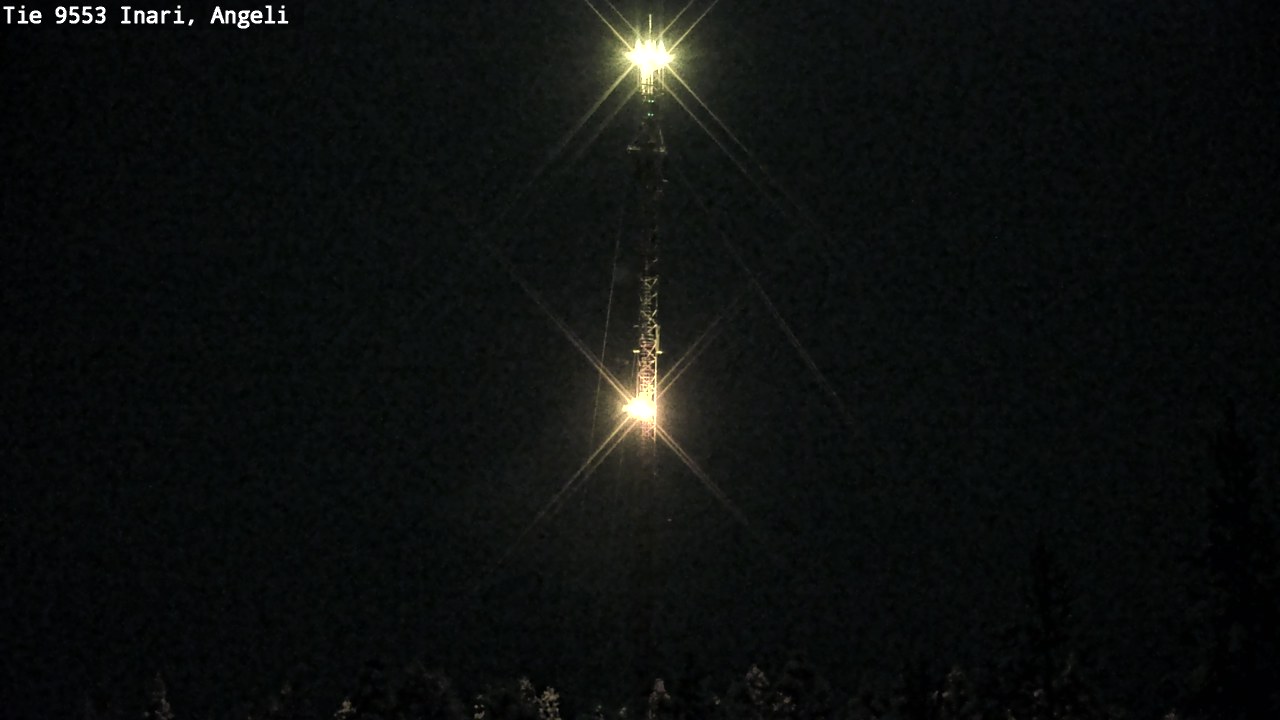 Weather Camera Image Väg 9553 Inari, Angeli, Lintupuolivaara, Inari, Lappi