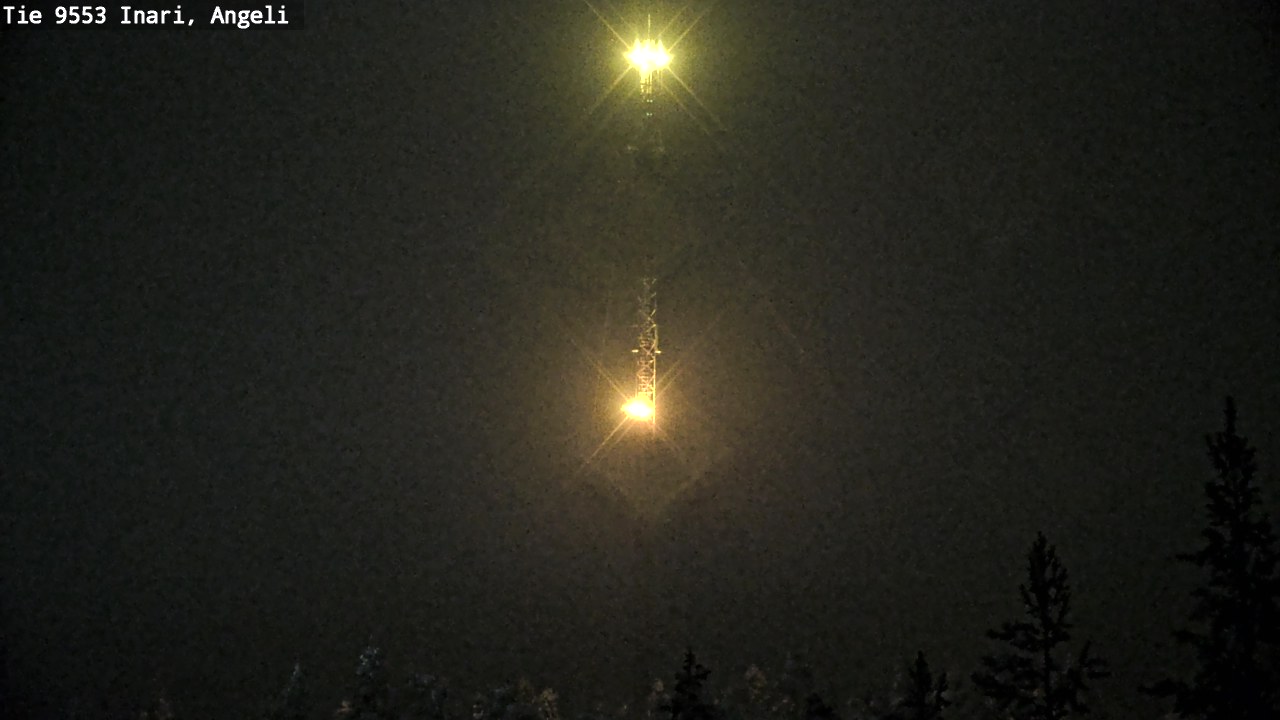 Weather Camera Image Väg 9553 Inari, Angeli, Lintupuolivaara, Inari, Lappi