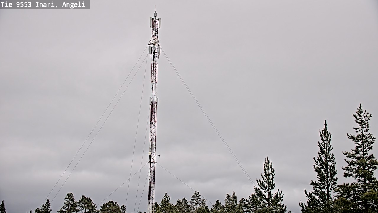 Weather Camera Image Väg 9553 Inari, Angeli, Lintupuolivaara, Inari, Lappi