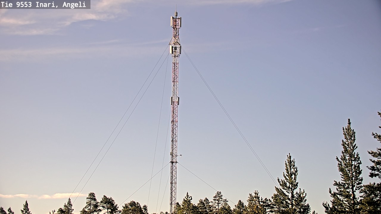Weather Camera Image Road 9553 Inari, Angeli, Lintupuolivaara, Inari, Lappi