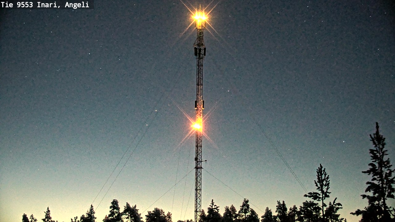 Weather Camera Image Road 9553 Inari, Angeli, Lintupuolivaara, Inari, Lappi