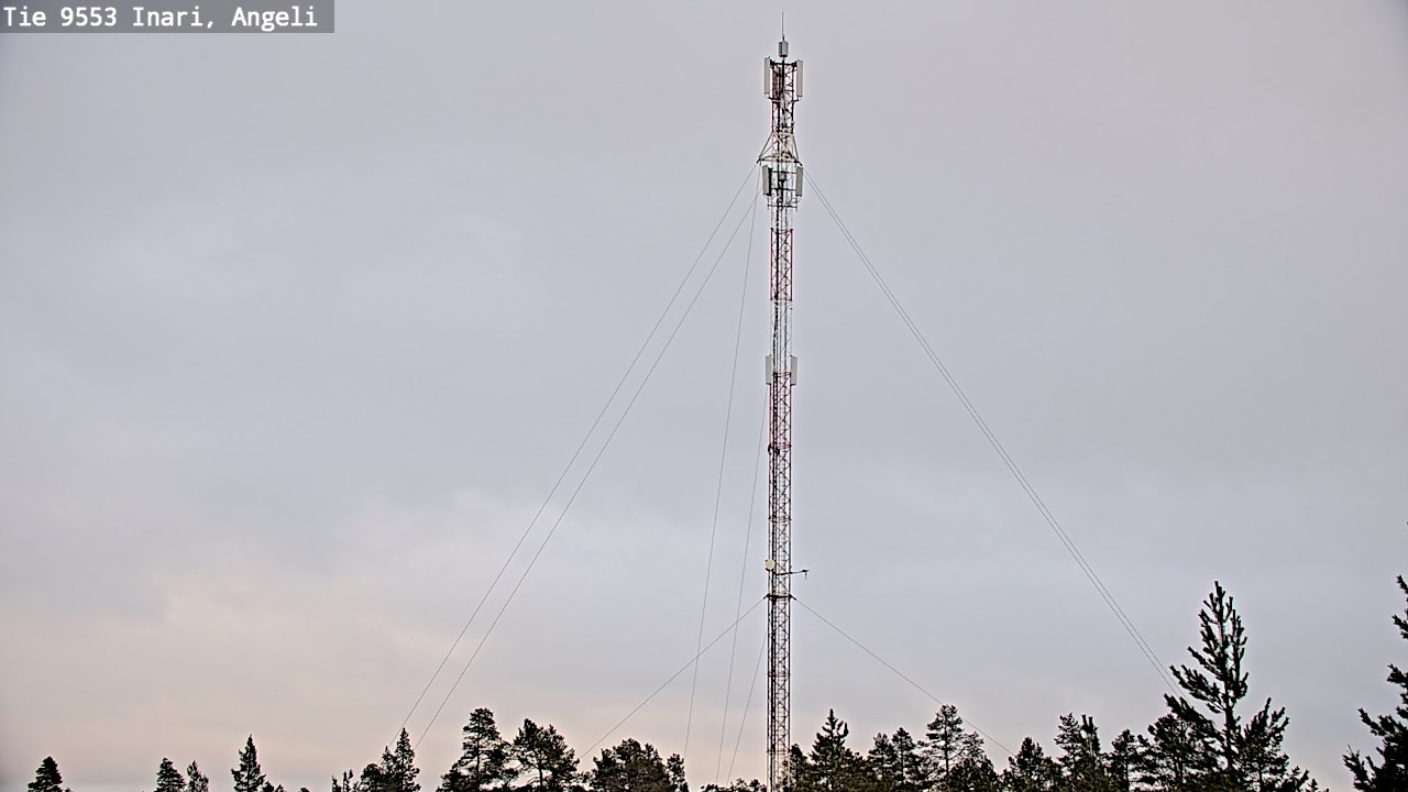 Weather Camera Image Road 9553 Inari, Angeli, Lintupuolivaara, Inari, Lappi