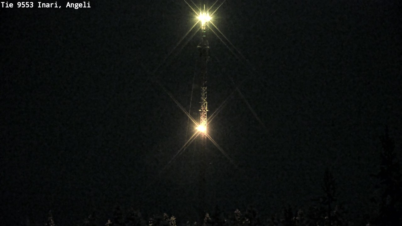 Weather Camera Image Väg 9553 Inari, Angeli, Lintupuolivaara, Inari, Lappi