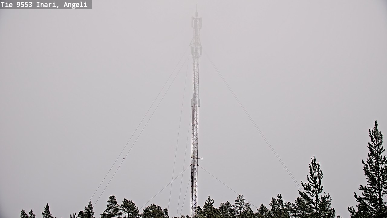 Weather Camera Image Road 9553 Inari, Angeli, Lintupuolivaara, Inari, Lappi