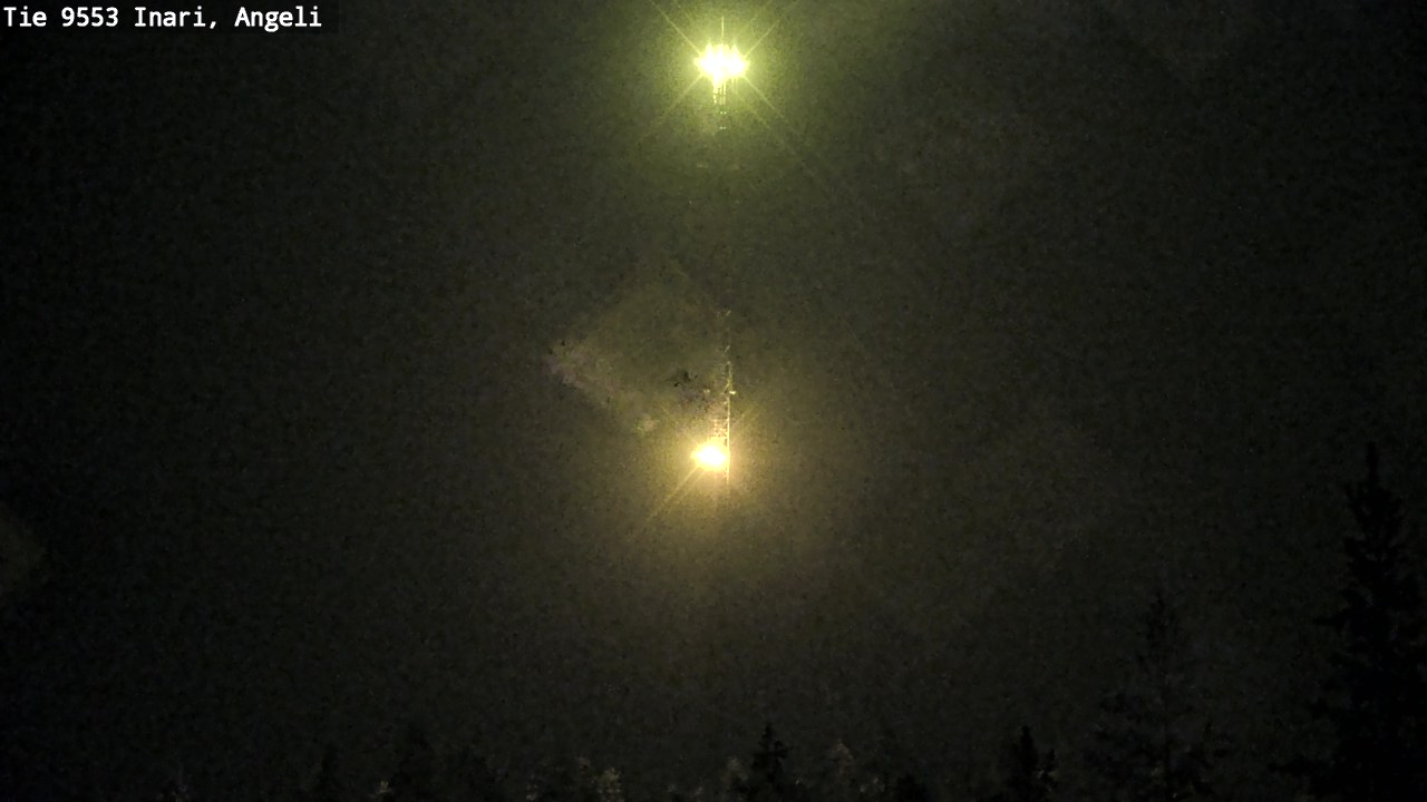 Weather Camera Image Väg 9553 Inari, Angeli, Lintupuolivaara, Inari, Lappi