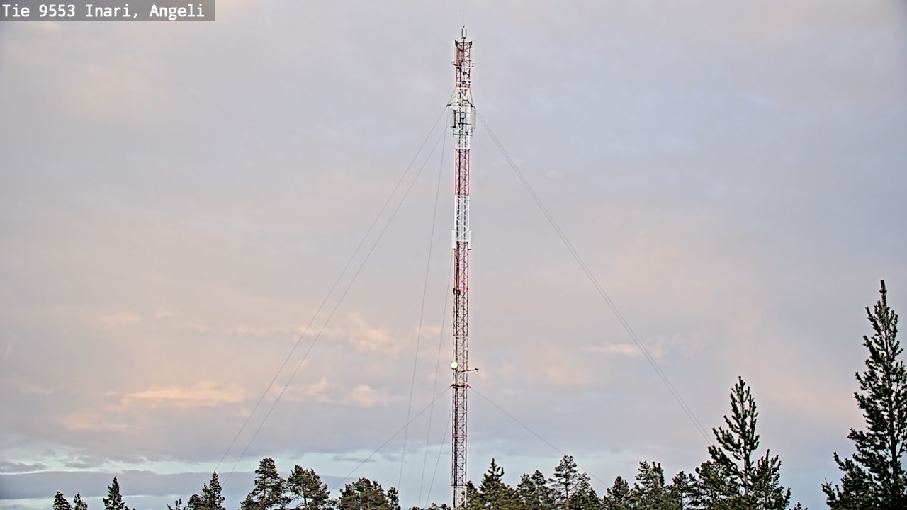 Weather Camera Image Road 9553 Inari, Angeli, Lintupuolivaara, Inari, Lappi