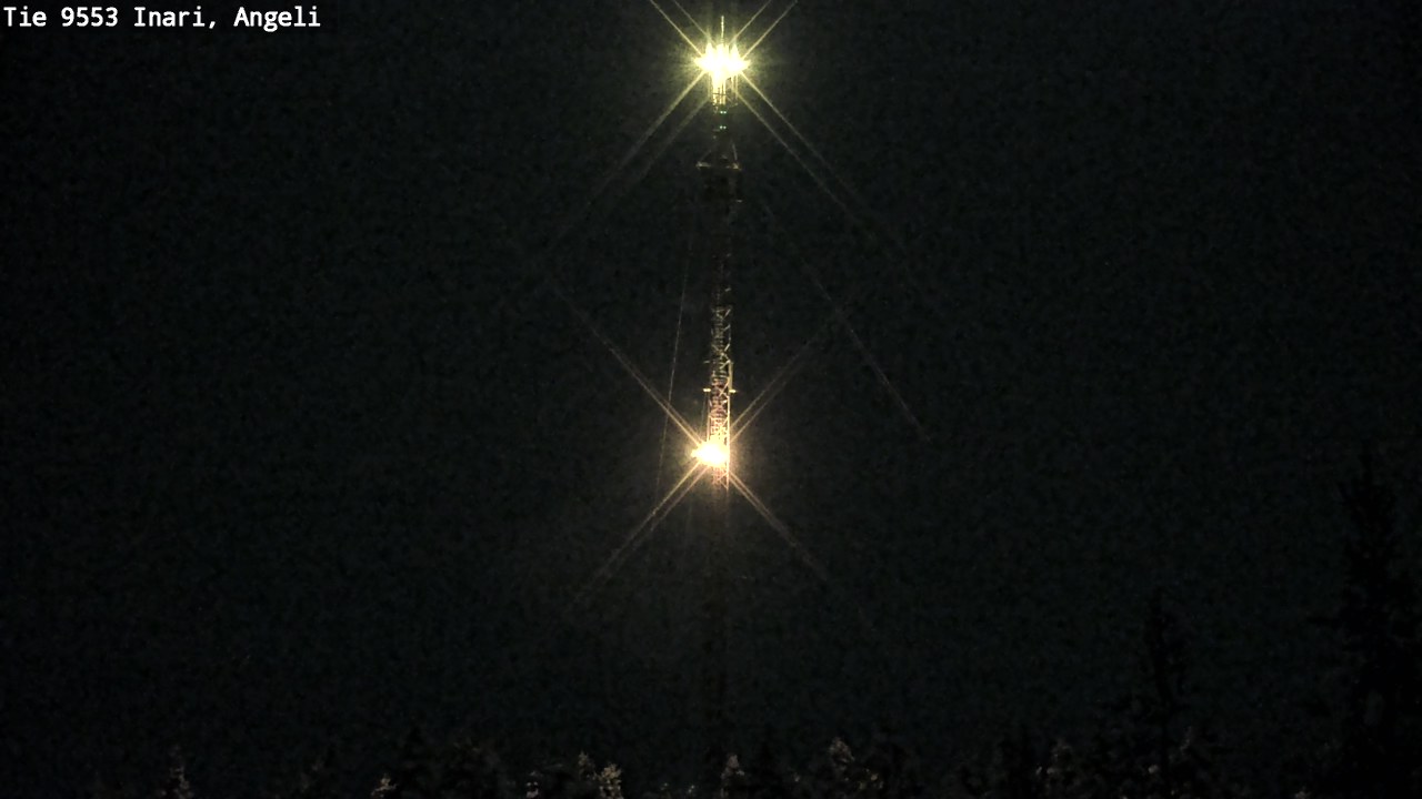 Weather Camera Image Väg 9553 Inari, Angeli, Lintupuolivaara, Inari, Lappi