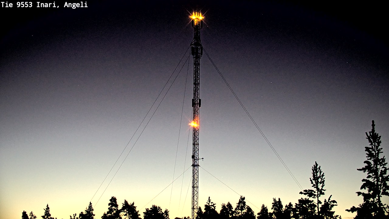 Weather Camera Image Road 9553 Inari, Angeli, Lintupuolivaara, Inari, Lappi