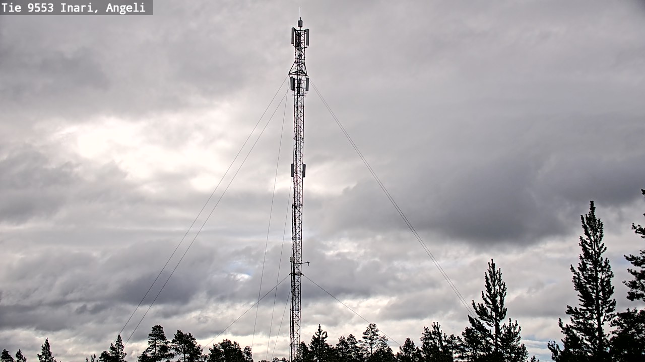 Weather Camera Image Road 9553 Inari, Angeli, Lintupuolivaara, Inari, Lappi