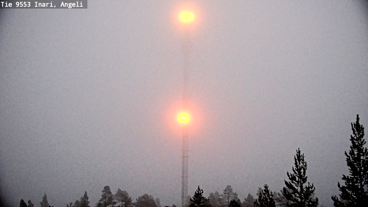 Kelikamerat Kuva Tie 9553 Inari, Angeli, Lintupuolivaara, Inari, Lappi