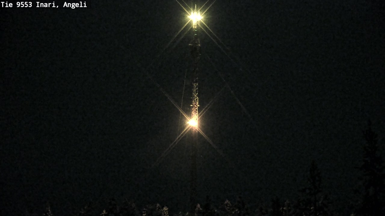 Weather Camera Image Väg 9553 Inari, Angeli, Lintupuolivaara, Inari, Lappi