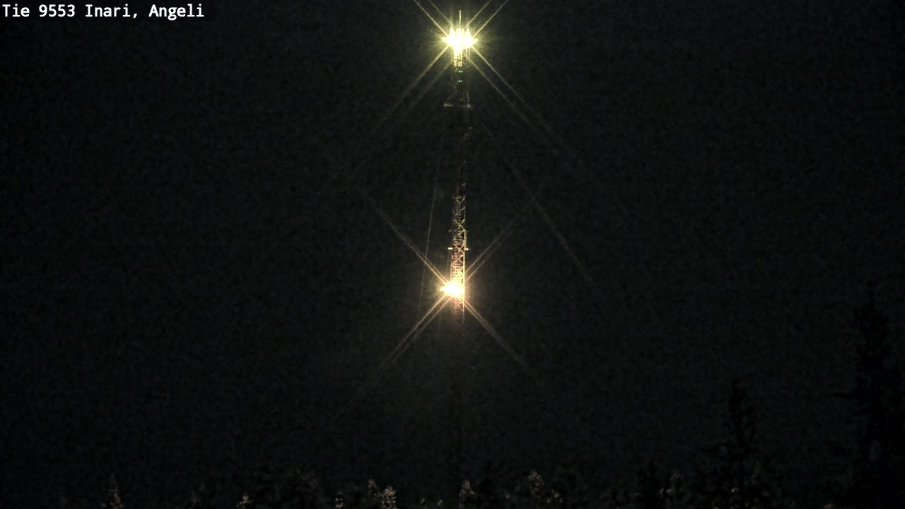 Weather Camera Image Väg 9553 Inari, Angeli, Lintupuolivaara, Inari, Lappi