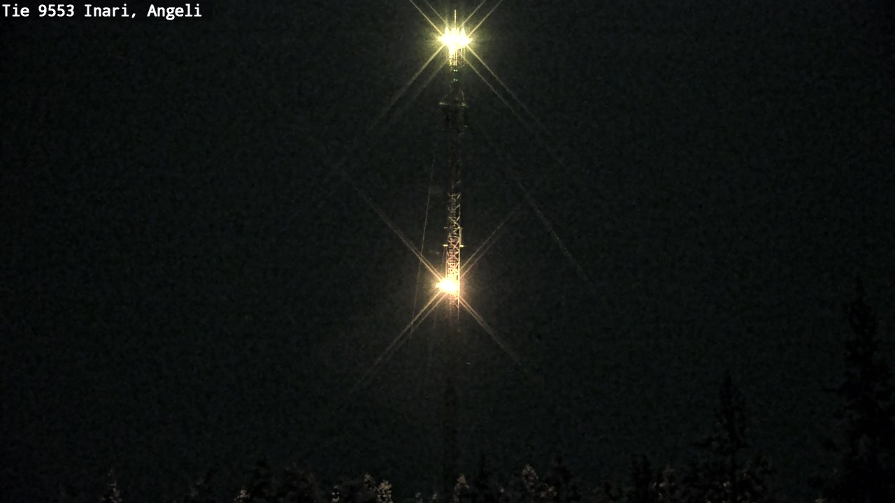 Weather Camera Image Väg 9553 Inari, Angeli, Lintupuolivaara, Inari, Lappi