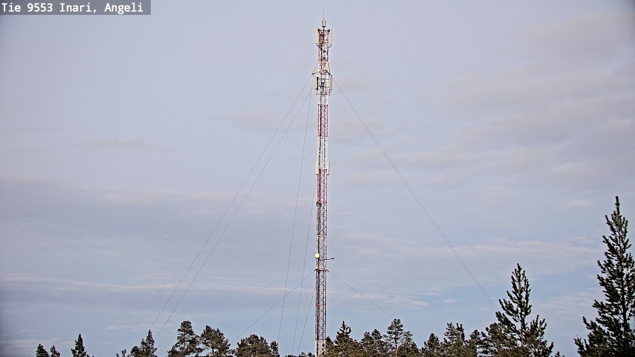 Weather Camera Image Road 9553 Inari, Angeli, Lintupuolivaara, Inari, Lappi