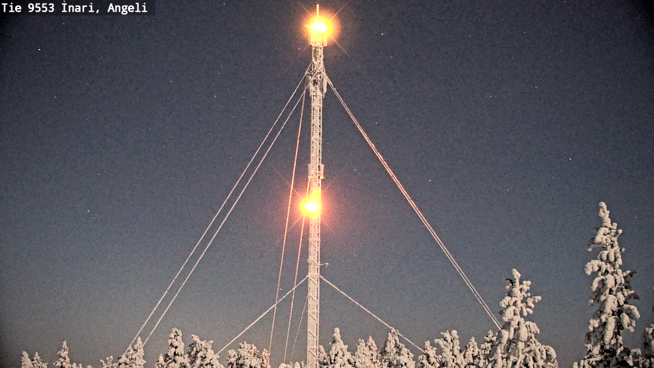 Kelikamerat Kuva Tie 9553 Inari, Angeli, Lintupuolivaara, Inari, Lappi